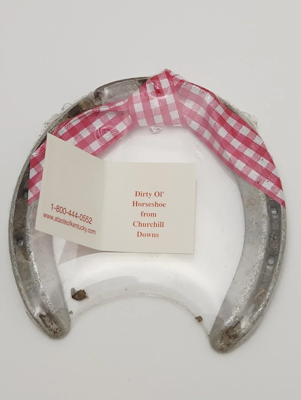 Churchhill Downs Horseshoe Kentucky Collectible Horse Decor Rustic Farmhouse